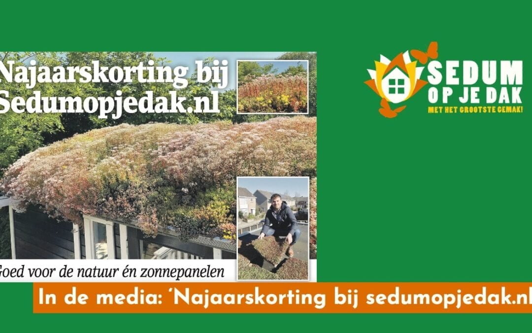 ‘Najaarskorting bij sedumopjedak.nl’